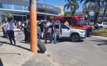 Vídeo: Colisão entre carros deixa mulher ferida na Praça do Maçon em Sete Lagoas