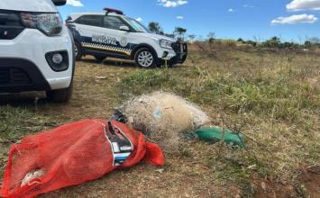 Fiscalização identifica pesca irregular e apreende materiais na Lagoa das Piranhas em Sete Lagoas