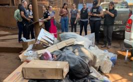 Mais de 700 quilos de drogas são incinerados pela Polícia Civil em Sete Lagoas