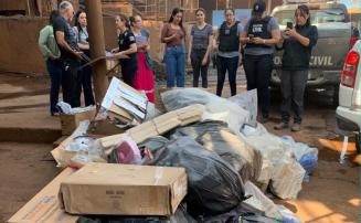 Mais de 700 quilos de drogas são incinerados pela Polícia Civil em Sete Lagoas