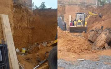 Soterramento em obra deixa um morto e sete feridos em Minas Gerais