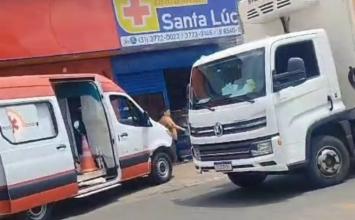 Vídeo: Menino de 11 anos é atropelado por caminhão enquanto andava de bicicleta em Sete Lagoas