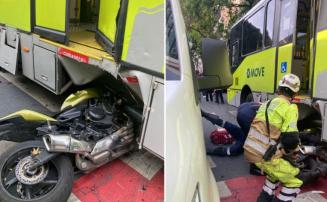 Motociclista de 40 anos morre em colisão com ônibus na avenida João Pinheiro, em Belo Horizonte
