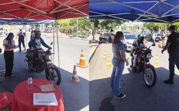 Ação educativa reforça orientações de trânsito durante período chuvoso em Sete Lagoas