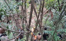 Vídeo: Homem é resgatado após permanecer quatro dias em grota de 50 metros em MG