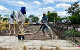 Obra de duplicação da ponte do Sítio da Abadia em Sete Lagoas entra em fase final