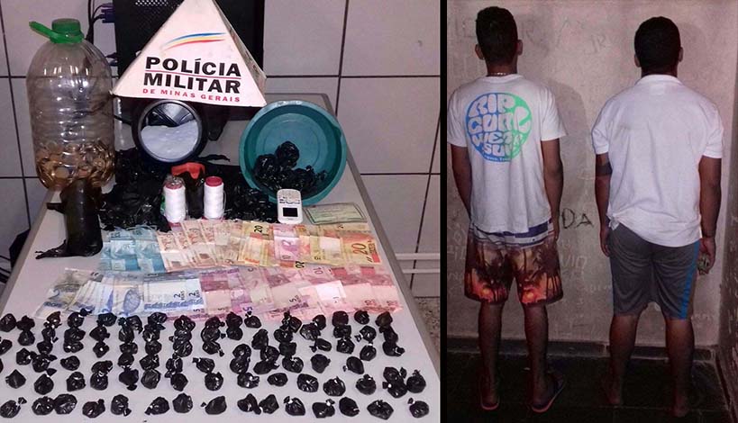 Dupla é presa no Manoa por tráfico de drogas e receptação 