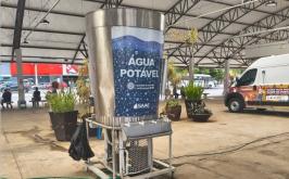 Prefeitura de Sete Lagoas instala pontos de hidratação gratuita na região central