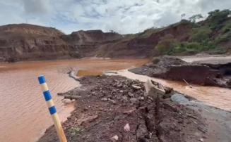 Vídeo: Extravasamento de reservatório da Vale atinge região entre Congonhas e Ouro Preto