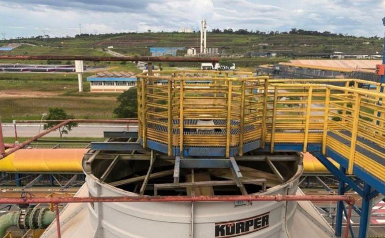 Homem morre após ser atingido por hélice em torre de resfriamento no interior de Minas 