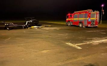 Helicóptero cai durante tentativa de decolagem em aeroporto de Minas Gerais 