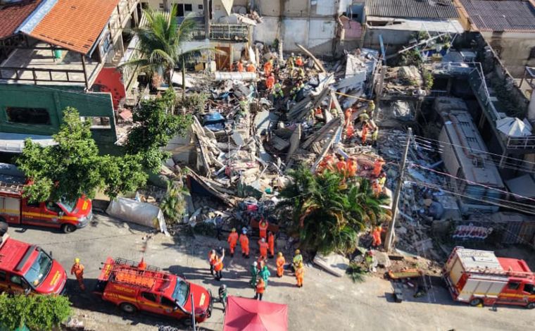 Vídeo: Desabamento em lar de idosos deixa um morto e vários desaparecidos em BH