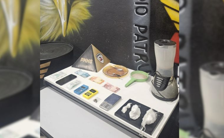 Ação policial termina com prisão por tráfico e apreensão de drogas no Jardim Europa, em Sete Lagoas