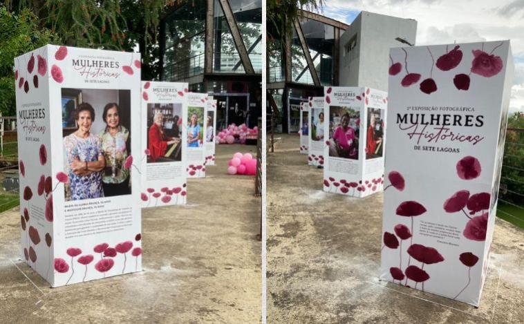 Exposição Mulheres Históricas é aberta ao público na Ilha do Milito, em Sete Lagoas