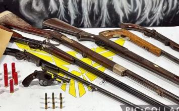 Idoso é preso com armas e munições após denúncia de comércio irregular em Curvelo