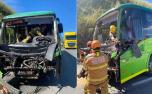 Acidente na BR-040: Ônibus da linha Sete Lagoas/BH colide com caminhão e deixa oito feridos