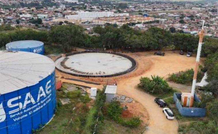 SAAE inicia obra de reservatório de 10 milhões de litros para garantir segurança hídrica