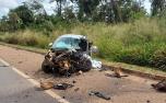 Um motorista, de 28 anos, morreu após se envolver em um acidente de trânsito no Km 46 da rodovia BR-