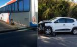 Vídeo: Roda de ônibus se solta e causa acidente na rodovia MG-238 em Sete Lagoas