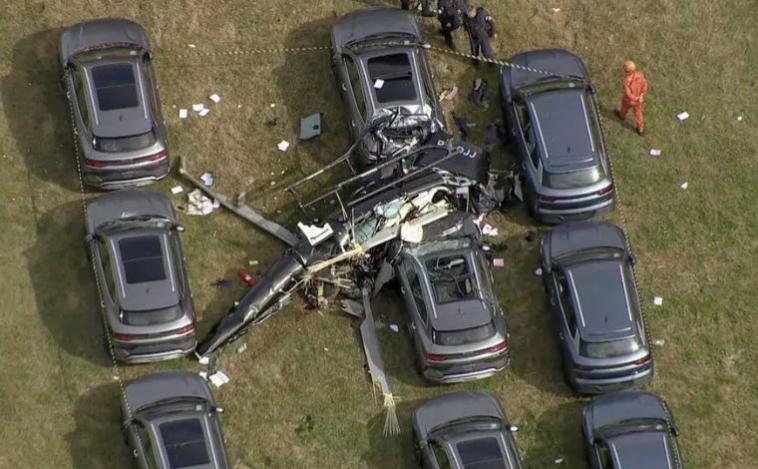 Vídeo: Helicópteros colidem no ar e deixam seis mortos no Rio de Janeiro