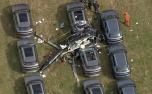 Vídeo: Helicópteros colidem no ar e deixam seis mortos no Rio de Janeiro