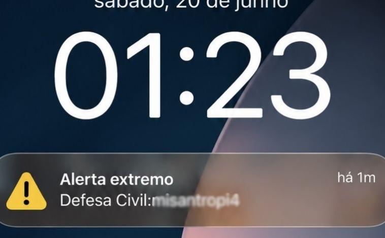 Ataque hacker ao sistema da Defesa Civil dispara alertas falsos em celulares de todo o Brasil