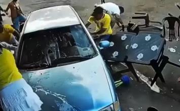 Vídeo: Adolescente de 16 anos atropela torcedores durante jogo do Brasil em Minas Gerais 