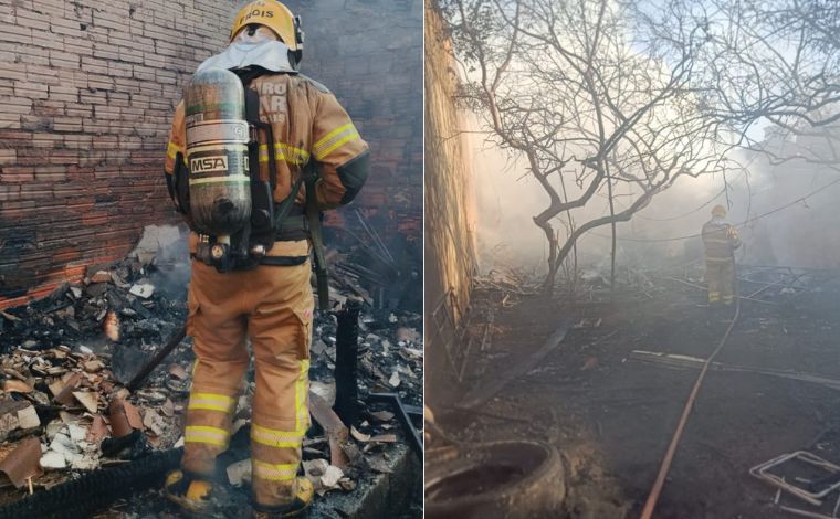 Vídeo: Incêndio atinge quatro imóveis e deixa adolescente ferido em Sete Lagoas