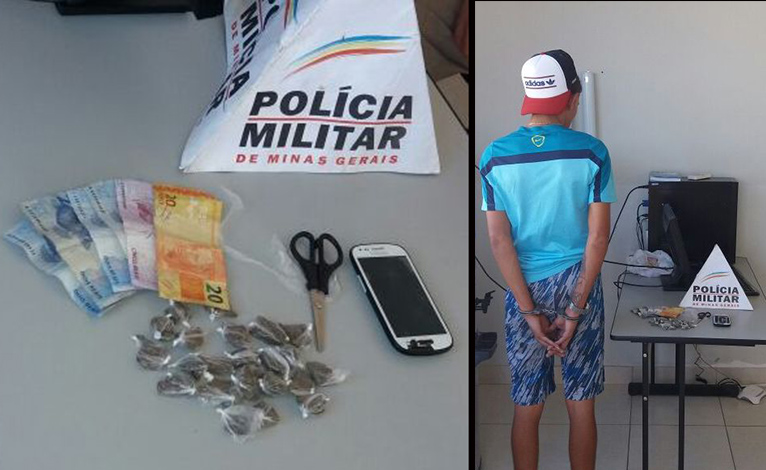 Jovem de 18 anos é preso por tráfico no Bairro Orozimbo Macedo