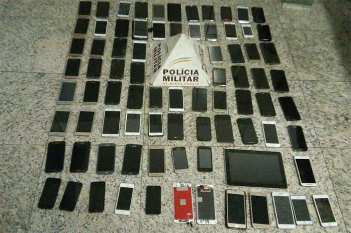 Receptadores de celulares roubados são presos no Bela Vista II