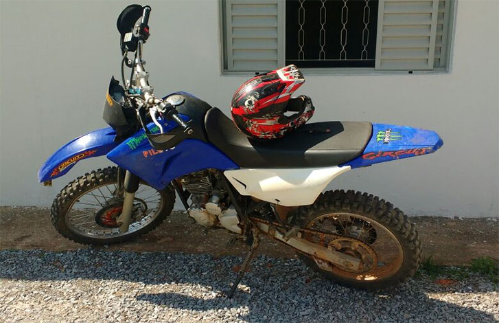  Homem é preso com moto adulterada após perseguição em Baldim