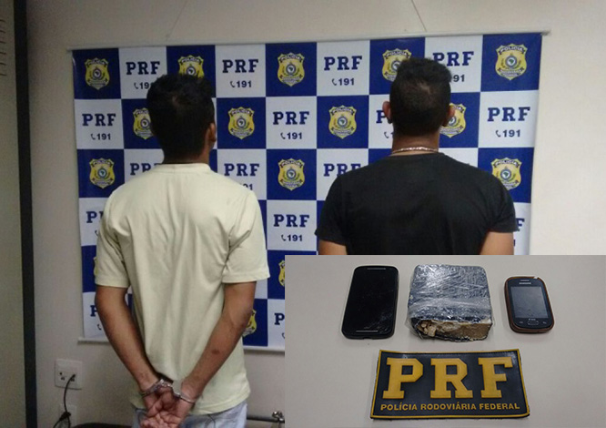 Dupla é pega pela PRF em Sete Lagoas com meio quilo de crack 