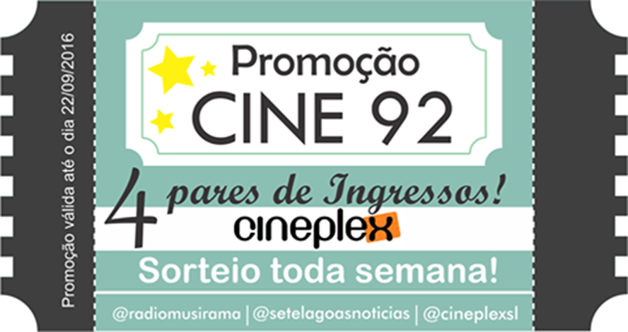 Saem os primeiros vencedores da Promoção Cine 92