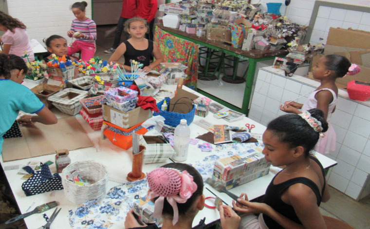 Casarão abre exposição com trabalhos de alunos do Caic Professor Galvão