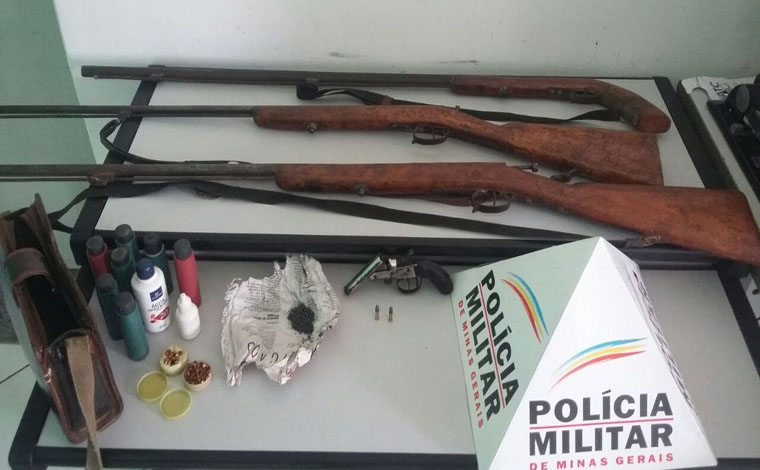 Polícia desmantela fábrica clandestina de armas em Baldim