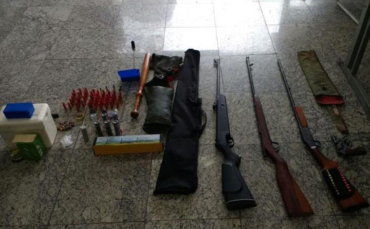 Suspeito de tentativa de homicídio é preso com várias armas em Sete Lagoas