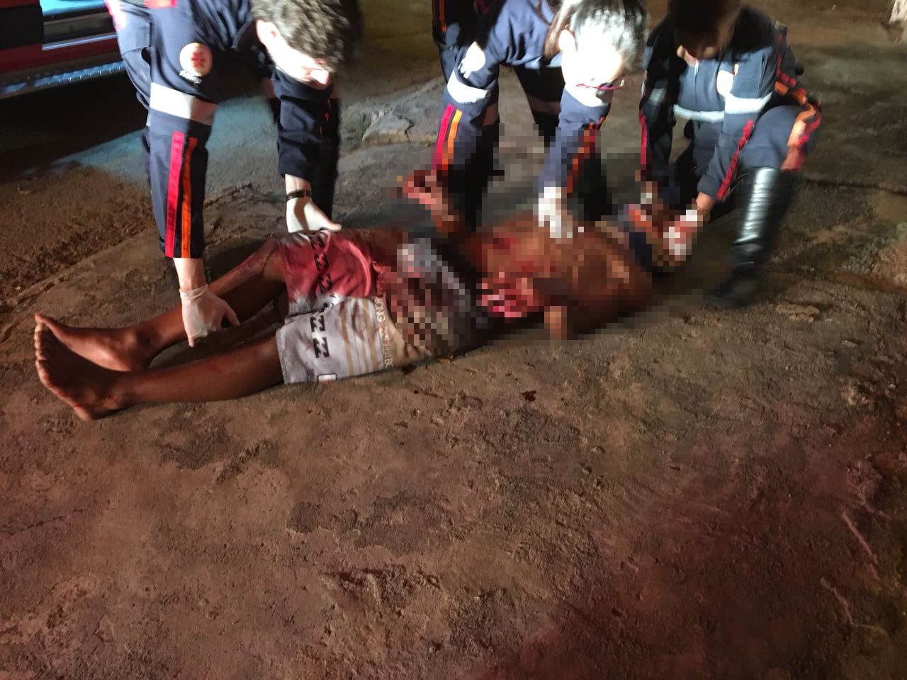 Jovem sofre tentativa de homicídio no Bairro Orozimbo Macedo