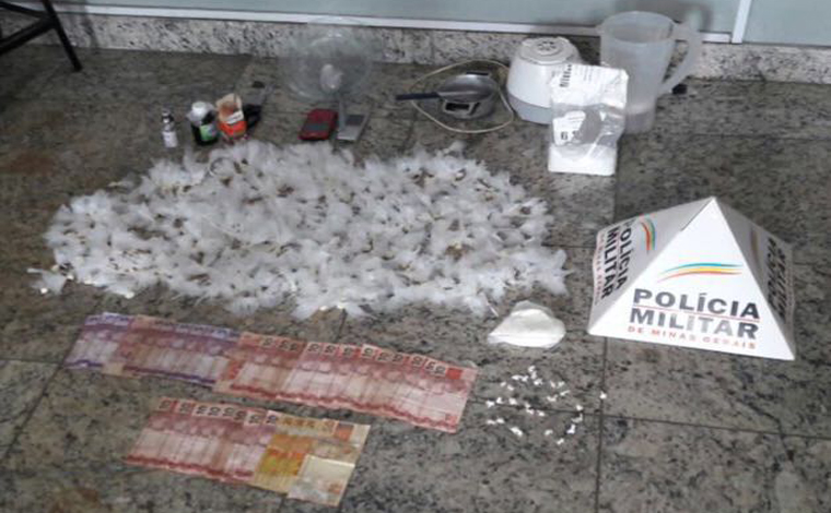 Jovem é preso com grande quantidade de drogas no Orozimbo Macedo