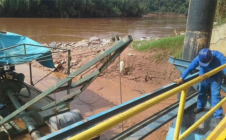 Saae suspende fornecimento em Sete Lagoas por nível baixo do Rio das Velhas