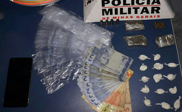 Traficante é preso em flagrante com drogas em Sete Lagoas