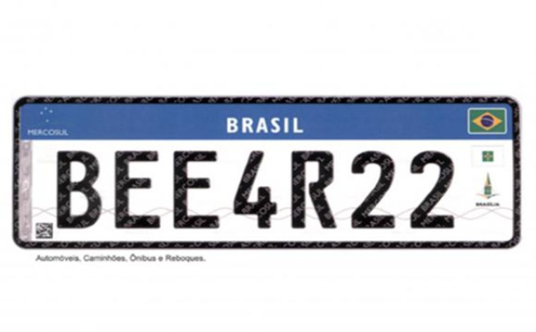 Implantação de placas padrão Mercosul é suspensa pelo Denatran