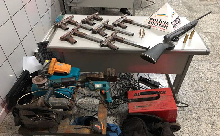 Fabricantes ilegais de armas de fogo são presos em Sete Lagoas