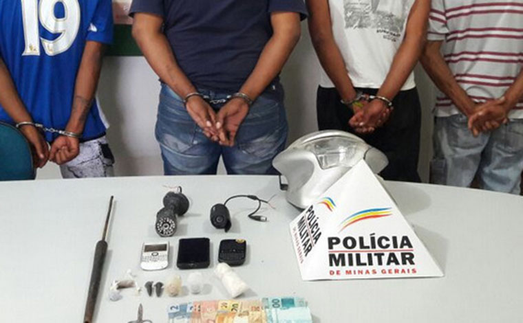 Giro Policial – Quadrilha é presa com drogas em Fortuna de Minas