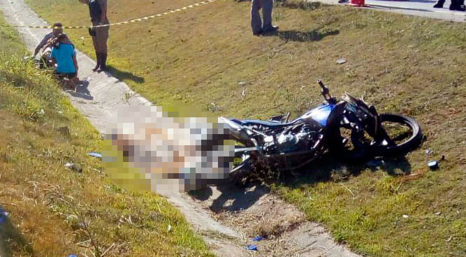 Motociclista morre em acidente na MG 424, em Vespasiano