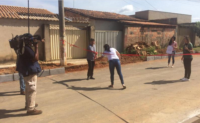 Primeira etapa das obras de pavimentação do bairro Verde Vale é entregue nesta quinta-feira