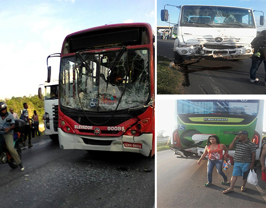 Acidente deixa 13 feridos e pista fechada na BR 040