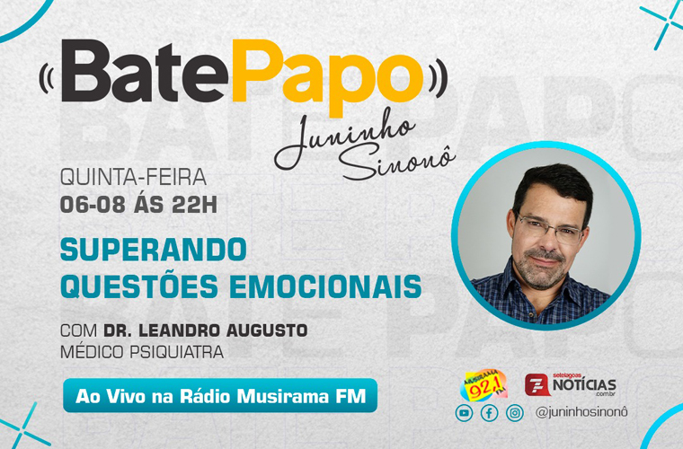 Rádio Musirama estreia programa ‘BATE PAPO’ com tema ‘Superando as Questões Emocionais’ 
