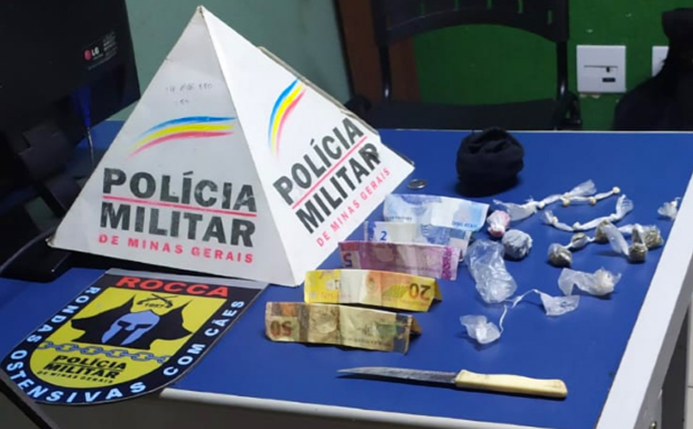 Dois jovens são presos por tráfico de drogas no bairro Orozimbo Macedo em Sete Lagoas 