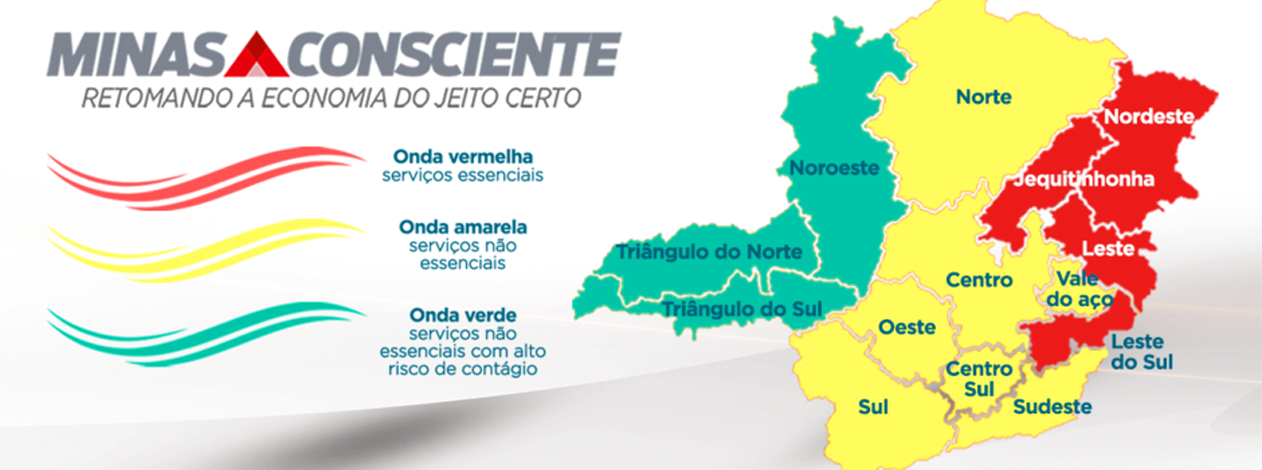 Minas Consciente: Covid-19 avança em MG e metade do estado regride para fases mais restritivas 