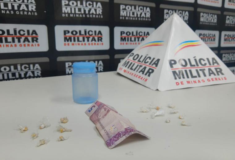 PM apreende menor por tráfico de drogas no bairro Aeroporto em Sete Lagoas